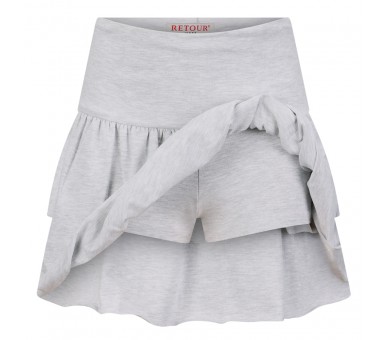 RETOURS: Shorts in soft gray melange