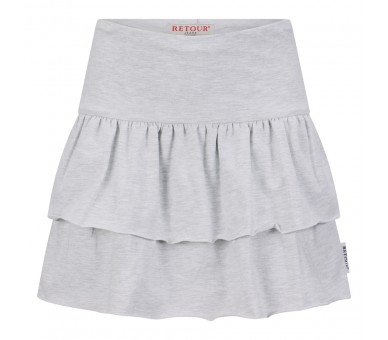 RETOURS : Shorts en gris chiné doux