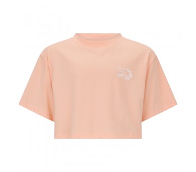 RETOUR : Sorbetkleurig T-shirt met korte mouwen