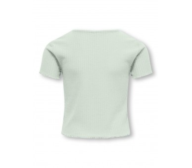 KIDS ONLY GIRL : T-shirt fijne rib met smiley