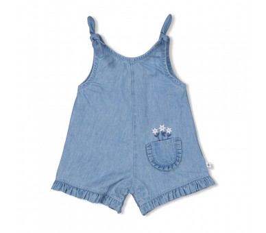 FEETJE : Combinaison-short - Denim d'été L. Denim
