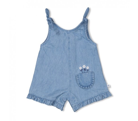 FEETJE : Combinaison-short - Denim d'été L. Denim