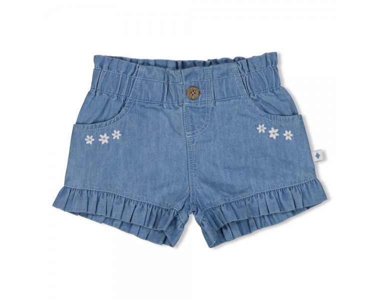 FEETJE : Short ruffles - Summer Denims L.blue the