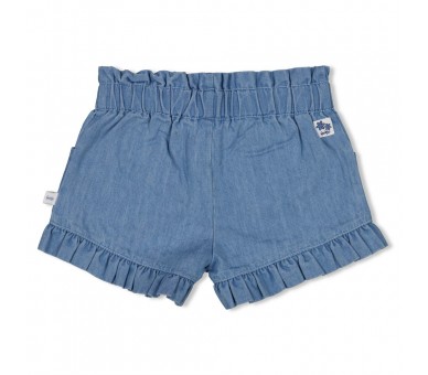 FEETJE : Volants courts - Jeans d'été bleu L