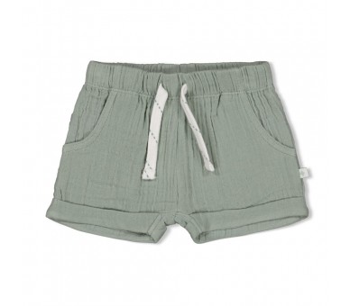 FEETJE : Short mousseline - Summer Woven Zeegroen