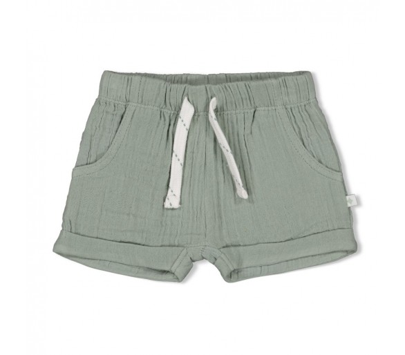 FEETJE : Short mousseline - Summer Woven Zeegroen