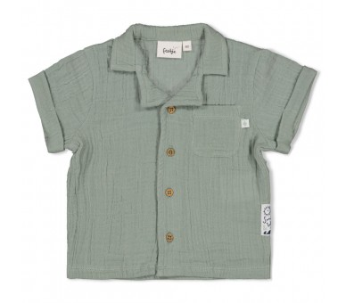 FEETJE : Blouse mousseline - Summer Woven Zeegroen