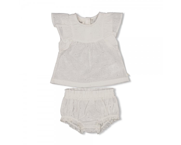 FEETJE : Top + bloomer embroidery - Summer Woven W