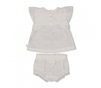 FEETJE : Top + bloomer embroidery - Summer Woven W