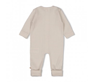 FEETJE : Suit ribbed knit foot with stripe - Honey B