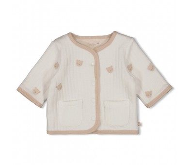 FEETJE : Reversible jacket AO embroidery - Honey