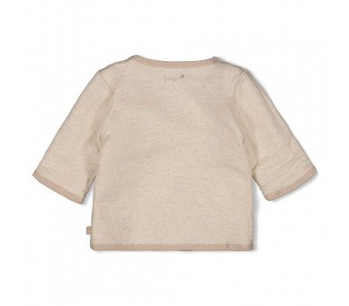 FEETJE : Veste réversible AO broderie - Miel