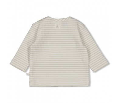 FEETJE : Longsleeve rib with stripe - Elephant Mi