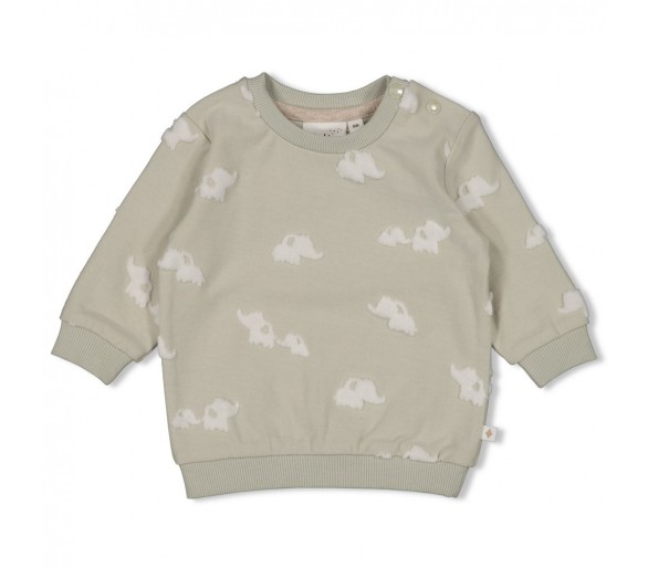 FEETJE : Pull AO - Menthe Éléphant
