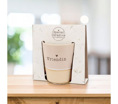 SPECIAL CERAMICS MUG "VRIENDIN"