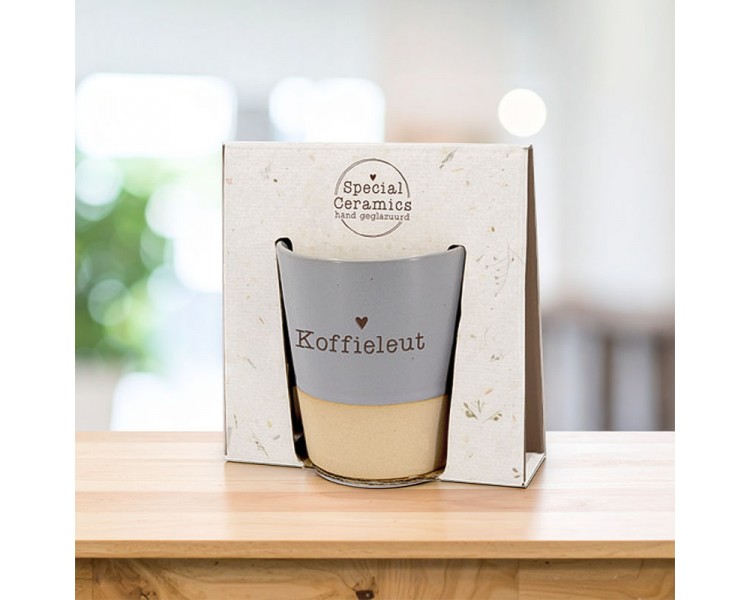 SPECIAL CERAMICS MUG "KOFFIELEUT"