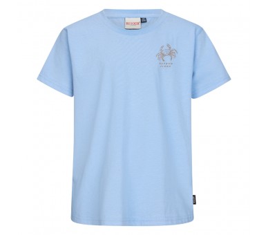 RETOUR: Short sleeve T-shirt in mist gray