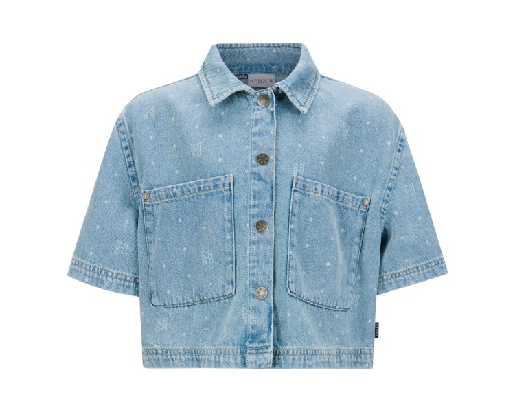 RETOURS : Chemise en denim bleu vintage