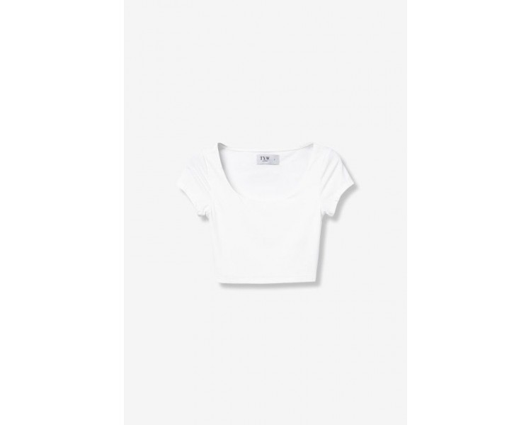 TIFFOSI : T-shirt à manches Shortses blanc
