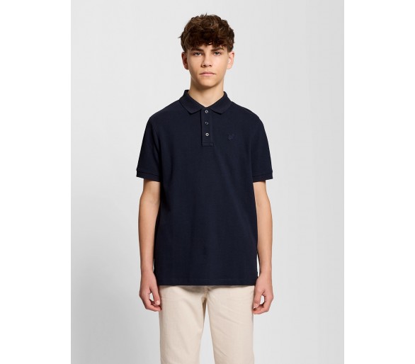 LYLE & SCOTT : Polo uni avec logo
