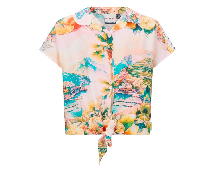 RETOUR : Chemise couleur sorbet