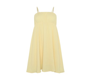 GRUNT : Robe - corsage smocké, fines bretelles et