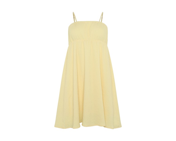 GRUNT : Robe - corsage smocké, fines bretelles et