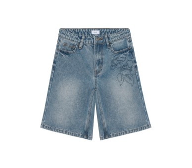 GRUNT : short en jean à cinq poches