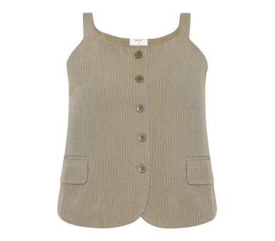 GRUNT : Gilet met knoopsluiting