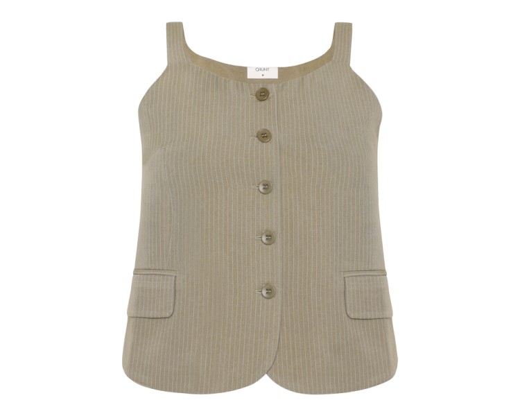 GRUNT : Gilet met knoopsluiting