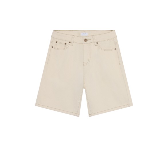 GRUNT : Short blanc à cinq poches