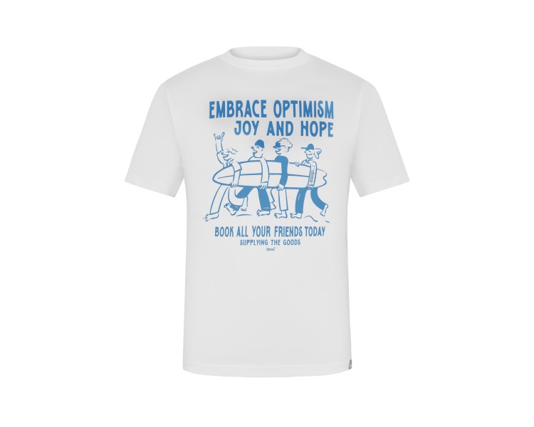 GRUNT : T-shirt met ronde hals