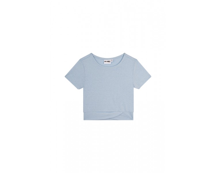 SOMEONE : T-shirt à manches courtes bleu clair