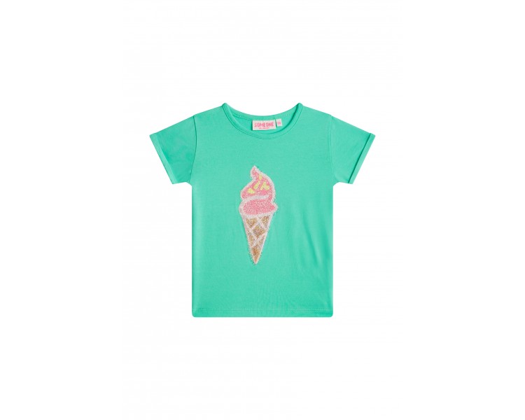 SOMEONE : T-shirt à manches courtes pièce de monna