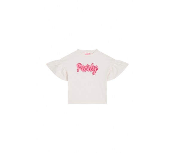 SOMEONE : T-shirt à manches courtes ecru