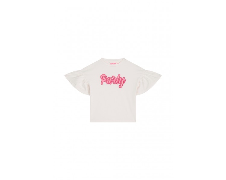 SOMEONE : T-shirt à manches courtes ecru