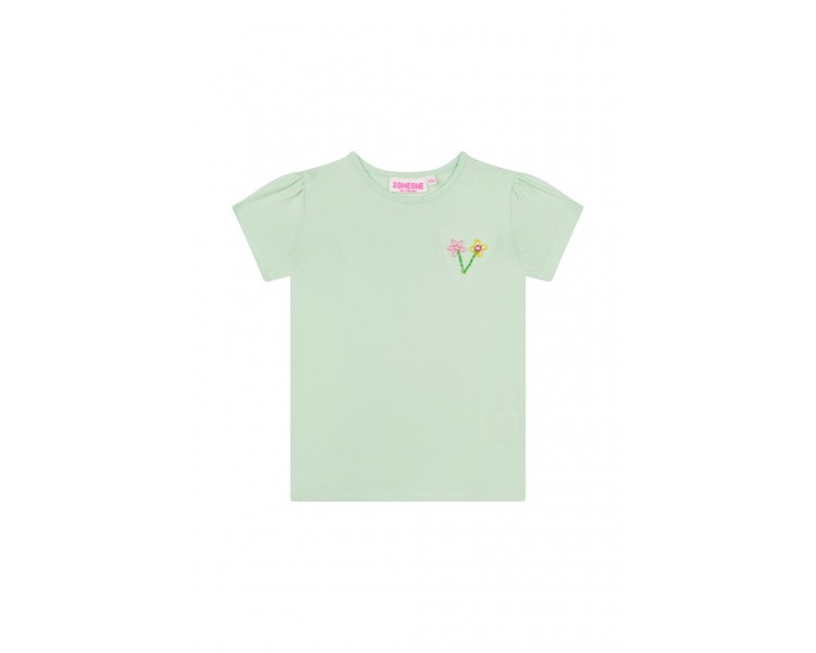 SOMEONE : T-shirt korte mouwen zachte munt