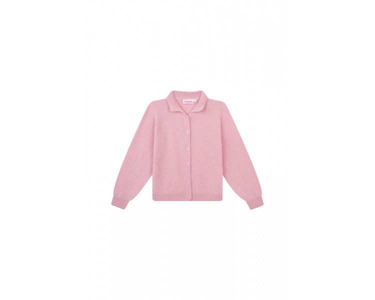 SOMEONE : gilet à manches longues rose clair