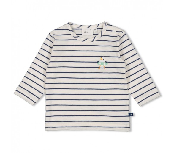 FEETJE : Longsleeve streep - Seaside Happiness Off