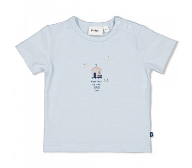 FEETJE : T-shirt - Seaside Happiness Blue