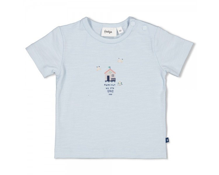 FEETJE : T-shirt - Bleu Bonheur au Bord de Mer