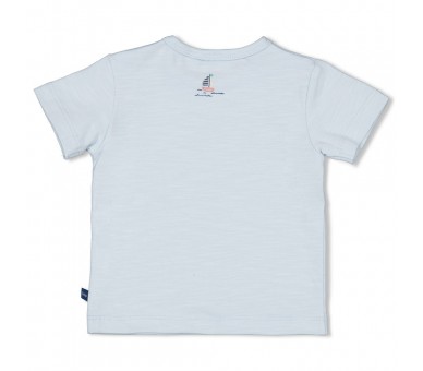 FEETJE : T-shirt - Seaside Happiness Blue