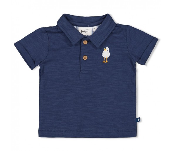 FEETJE : Polo - Bonheur au bord de la mer Indigo