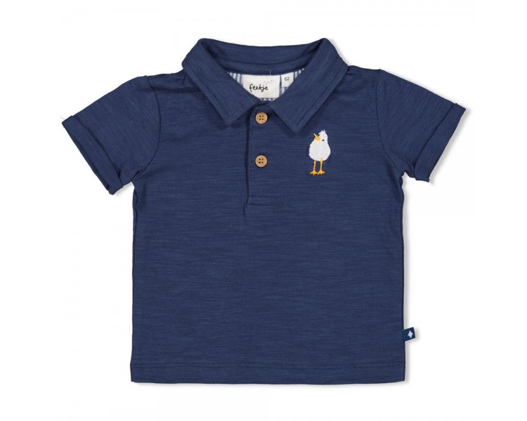 FEETJE : Polo - Bonheur au bord de la mer Indigo