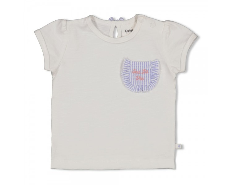FEETJE : T-shirt - Sea La Vie Offwhite