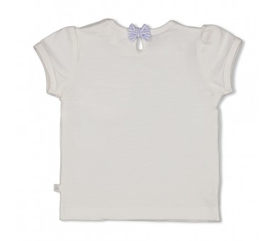 FEETJE : T-shirt - Sea La Vie Offwhite