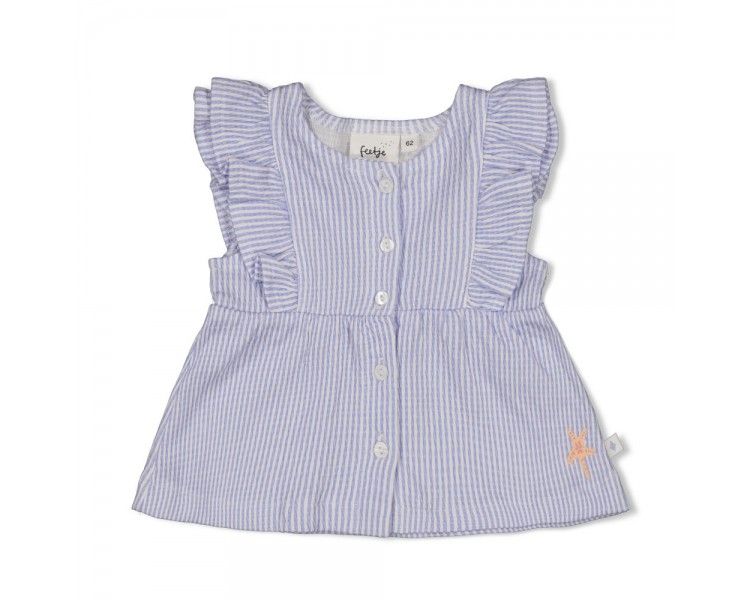 FEETJE : Top stripe crinkle - Sea La Vie Lavende