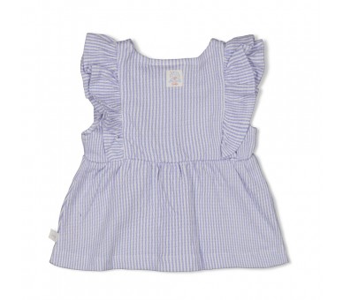 FEETJE : Top stripe crinkle - Sea La Vie Lavende