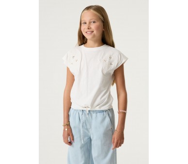 GARCIA : T-shirt à bouton sur le devant