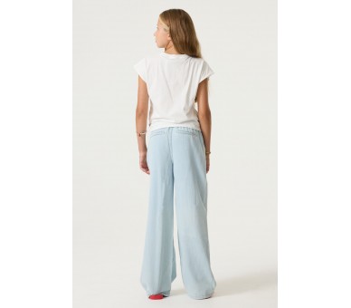 GARCIA : T-shirt met knoopje vooraan